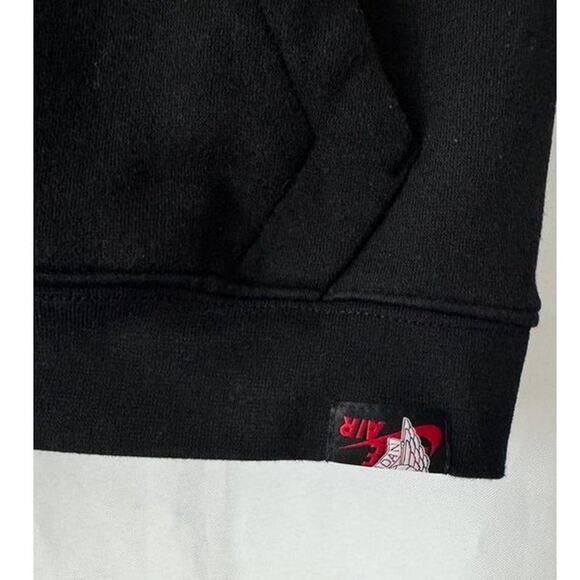 Nike Air Jordan Black Gold Logo Hoodie XS (4–5 Yrs) - Picture 8 of 15